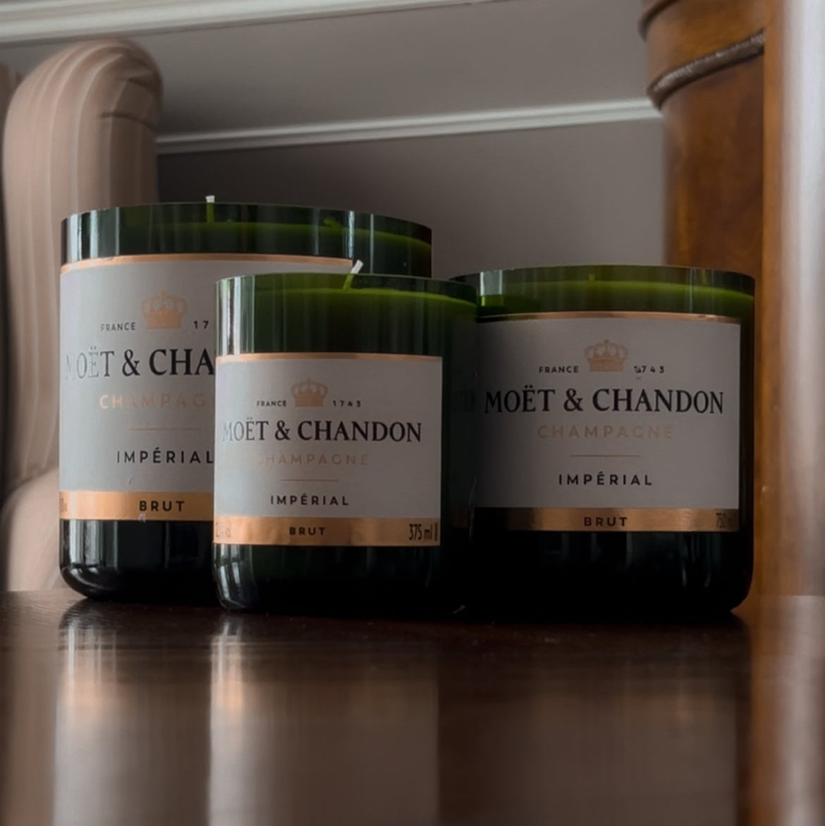 Moet Brut - Tre Tesori Candle Set