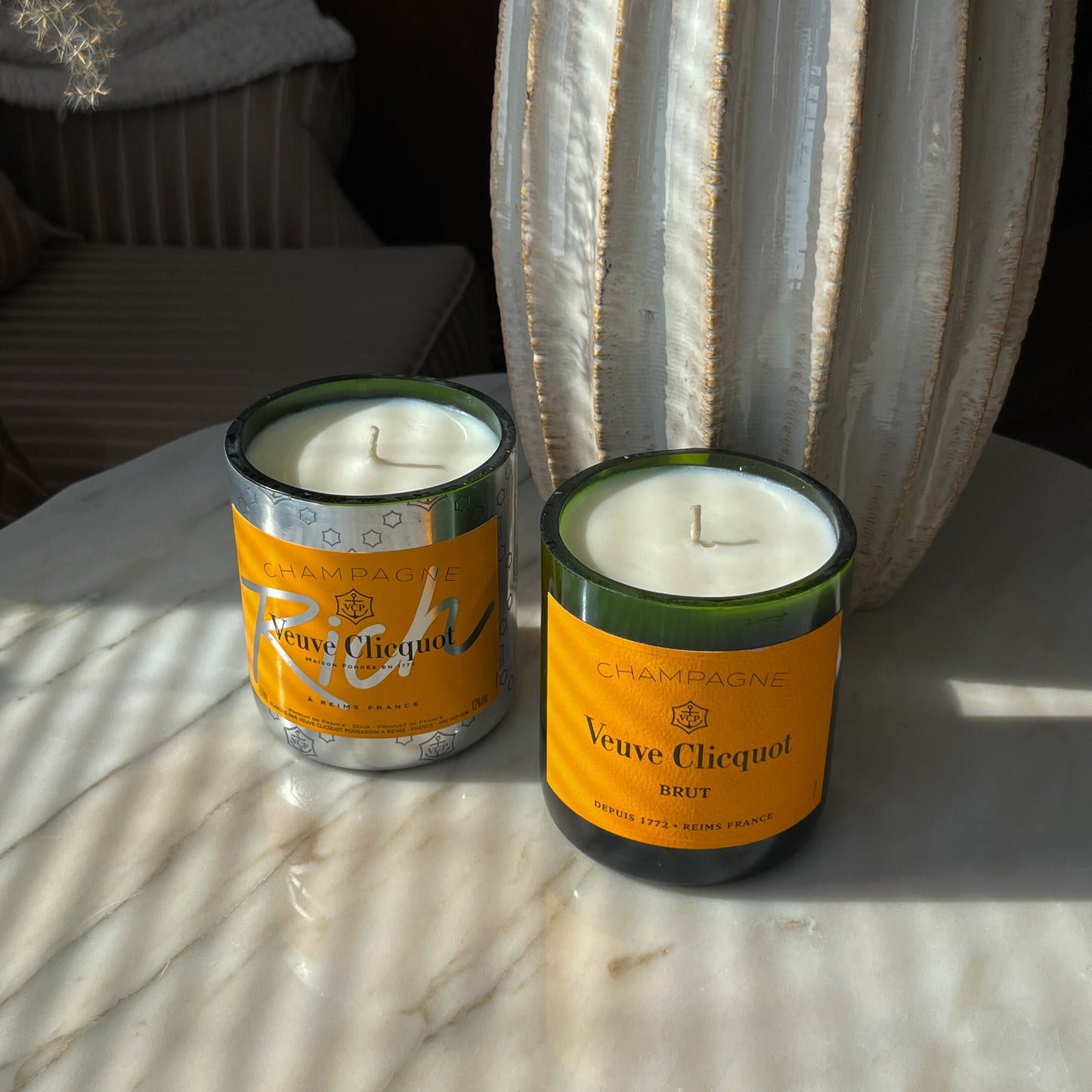 Veuve Clicquot (Simple) Candle - By Tiseo