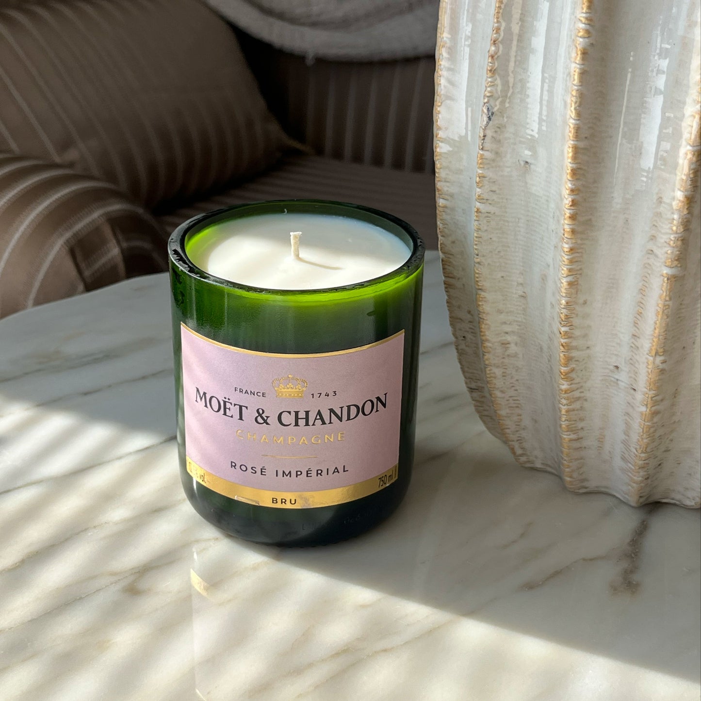 Moet Rose Gold Candle