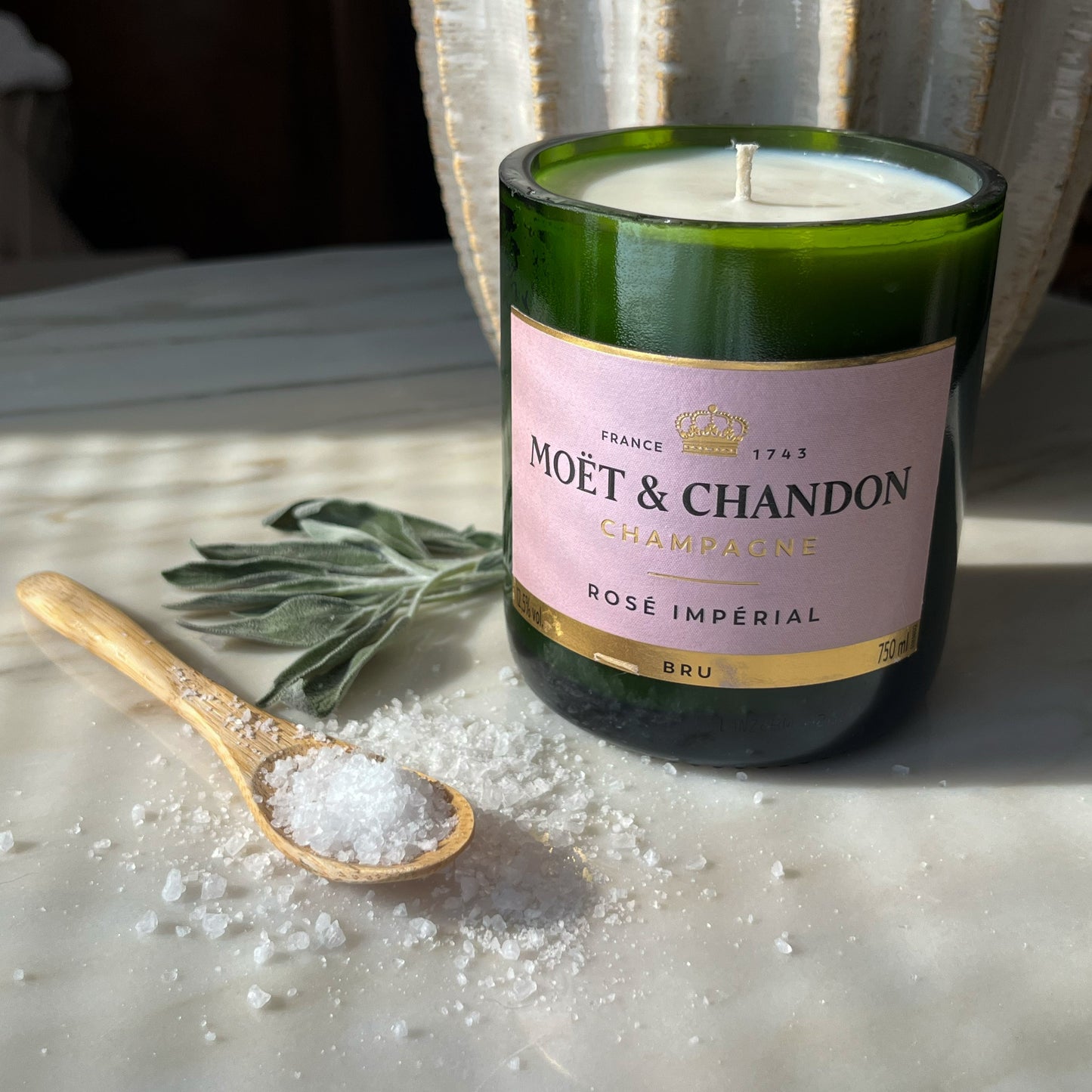 Moet Rose Gold Candle