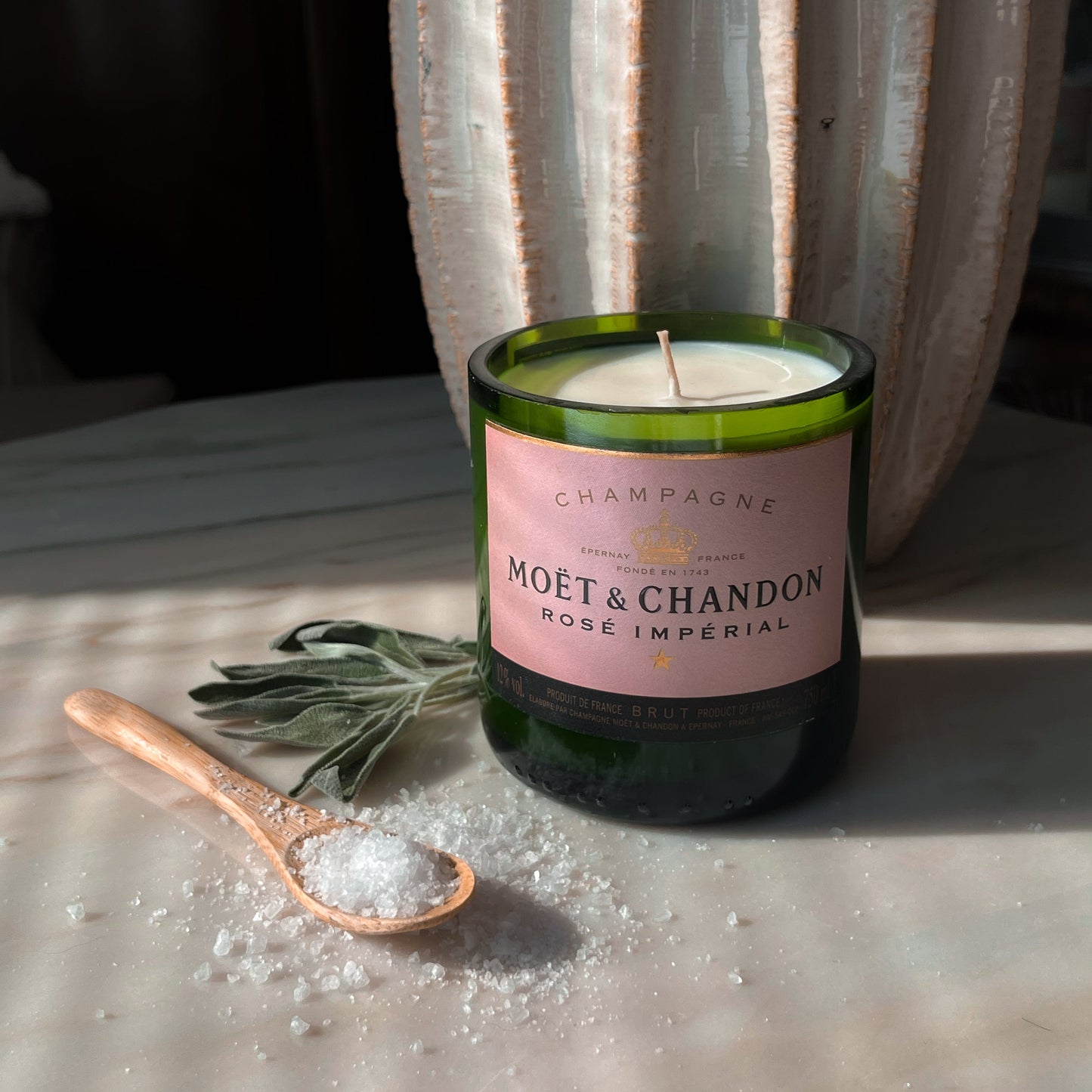 Moet & Chandon Rose Candle - By Tiseo