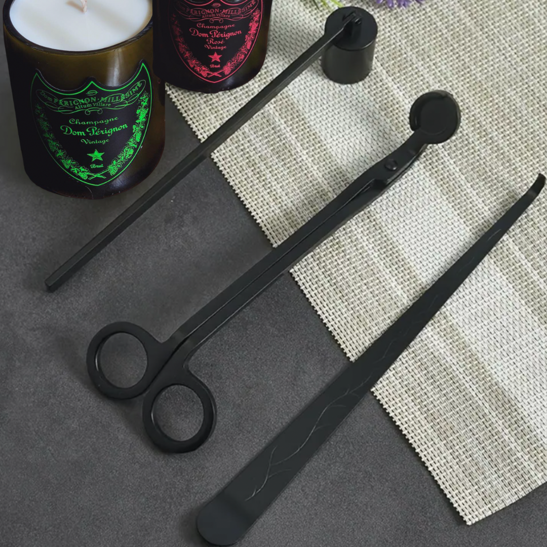 Candle Care Set - Wick Trimmer, Snuffer & Dipper